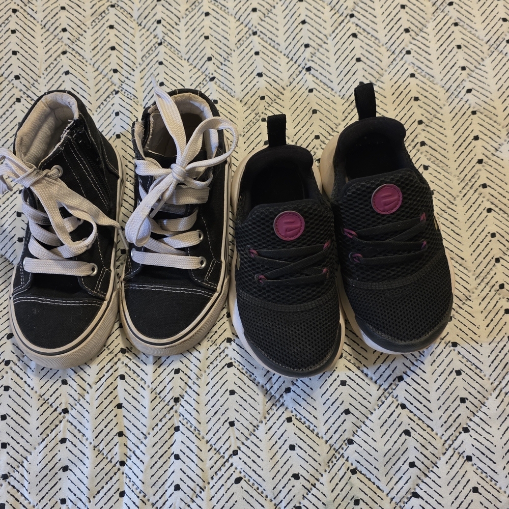 Nike And Tommy Bahamas Stylish Black Kids Shoes Set